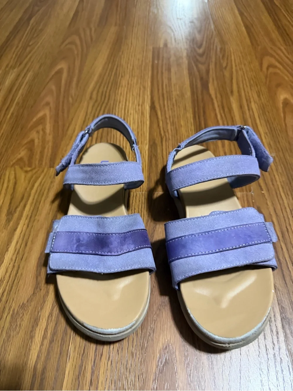 UGG Purple Suede Strap Sandals Youth Size 3